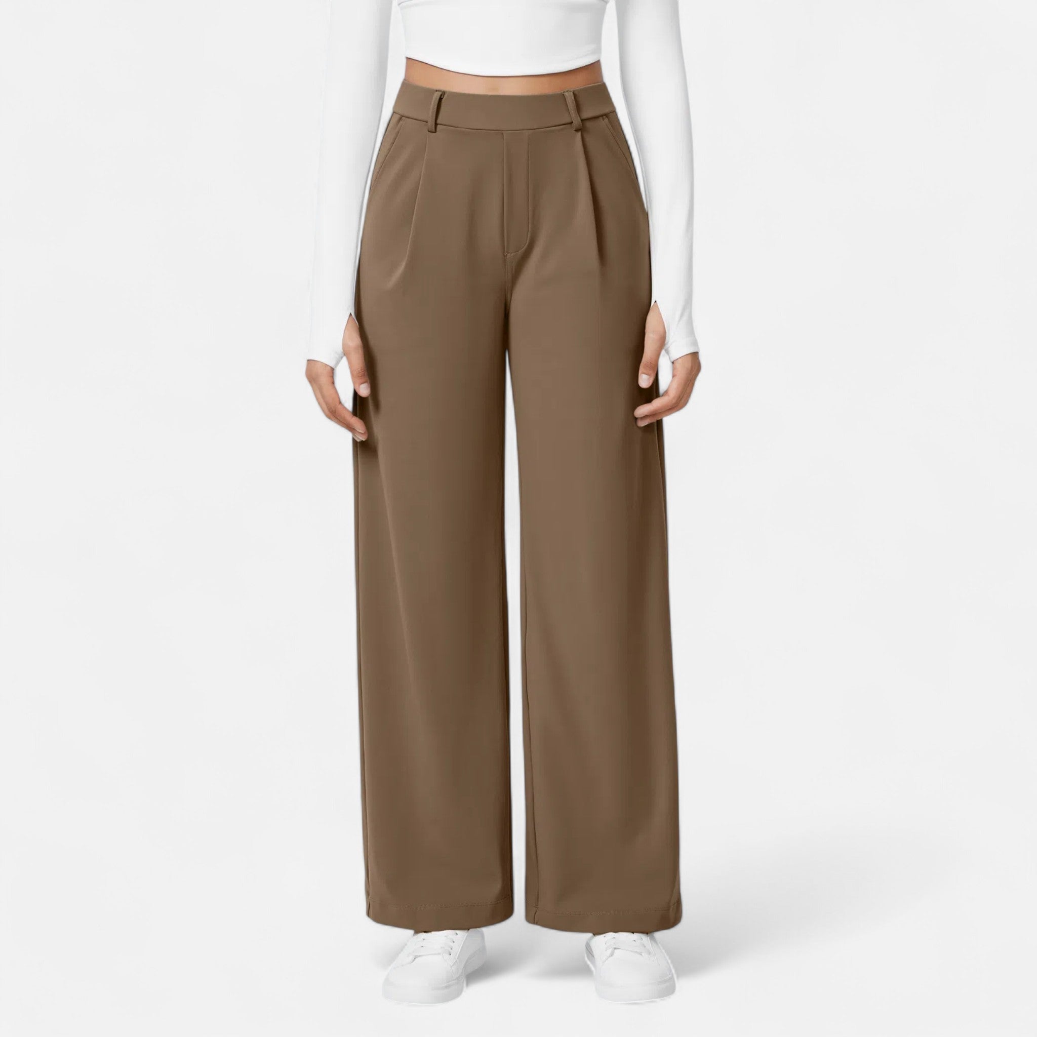 Amarendi | Pantalon Femme De Costume Droit Ajusté