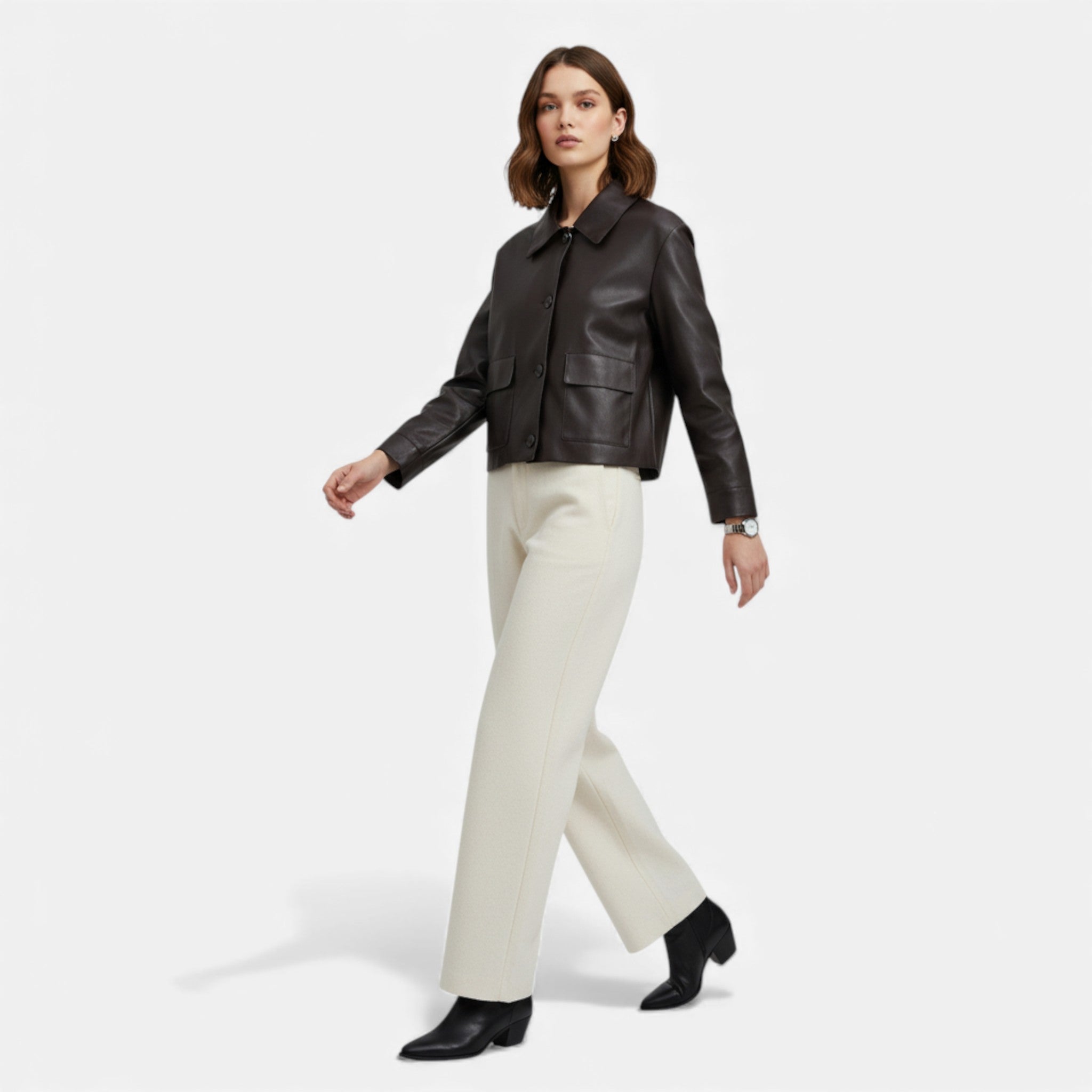 Amarendi | Blouson Femme – Élégance Rock Intemporelle