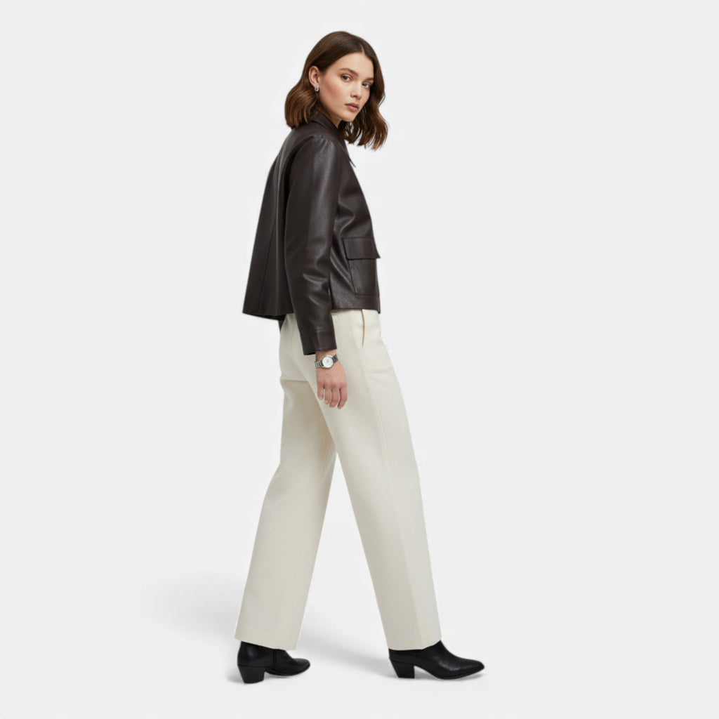 Amarendi | Blouson Femme – Élégance Rock Intemporelle