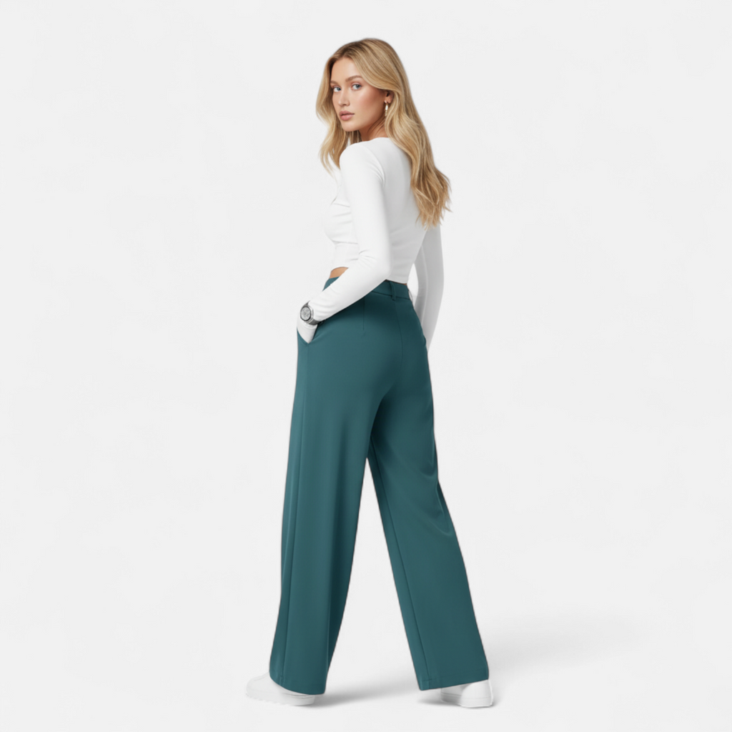 Amarendi | Pantalon Femme De Costume Droit Ajusté