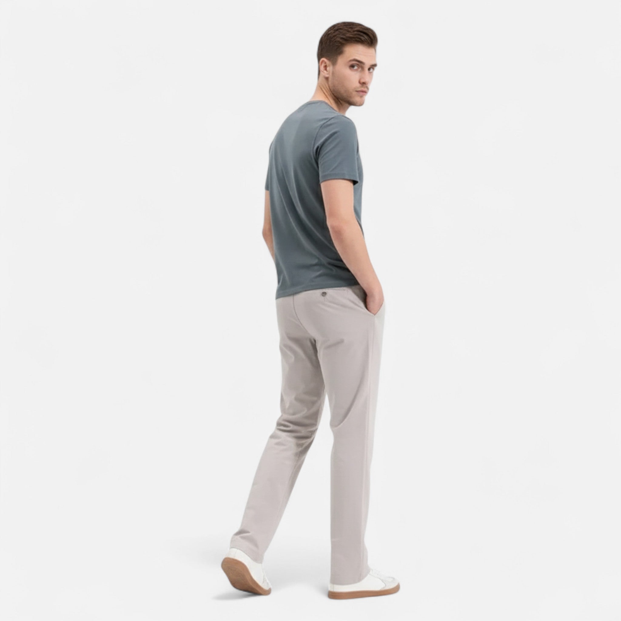 Amarendi | Pantalon Homme Taille Élastique Décontracté
