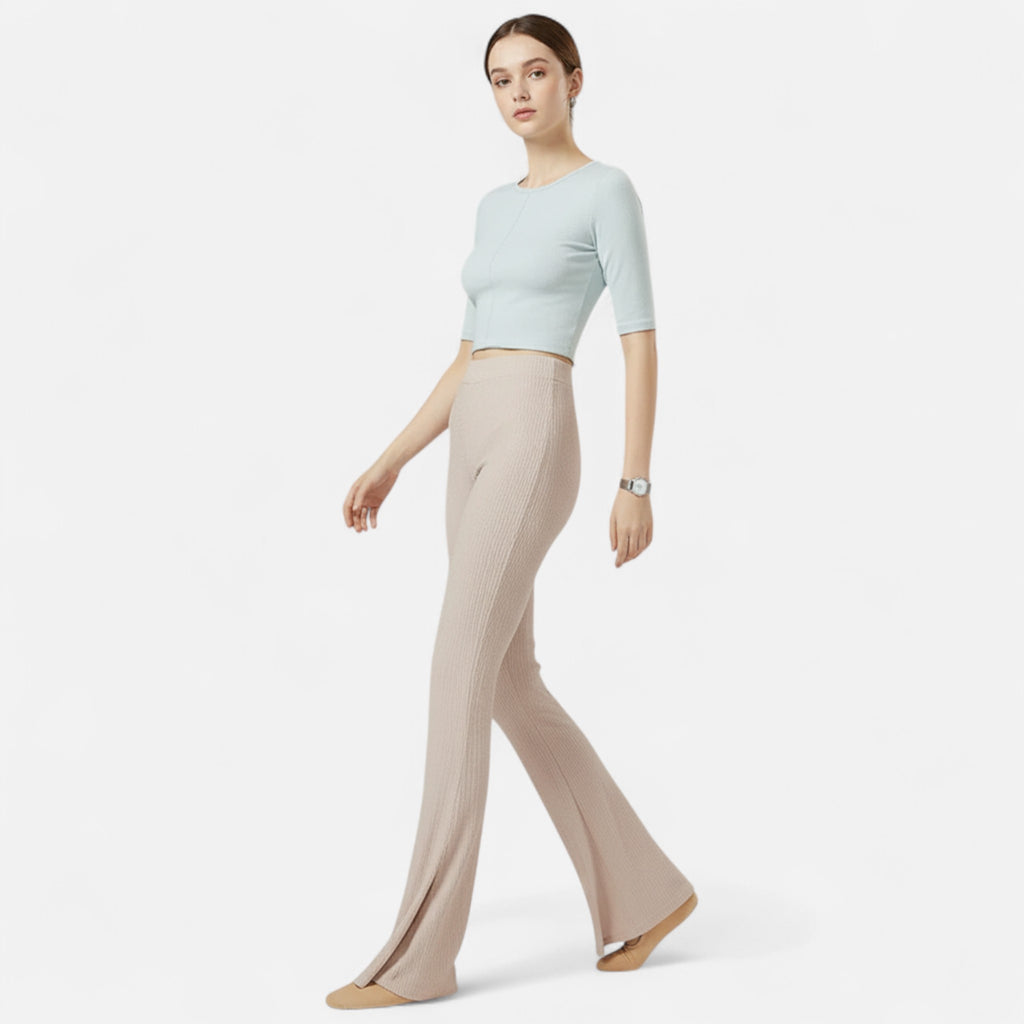 Amarendi | Pantalon Femme Plissé À Jambes Larges
