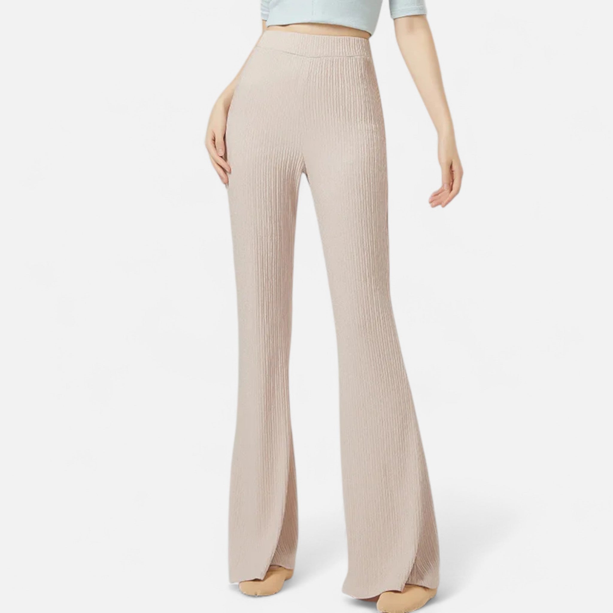 Amarendi | Pantalon Femme Plissé À Jambes Larges