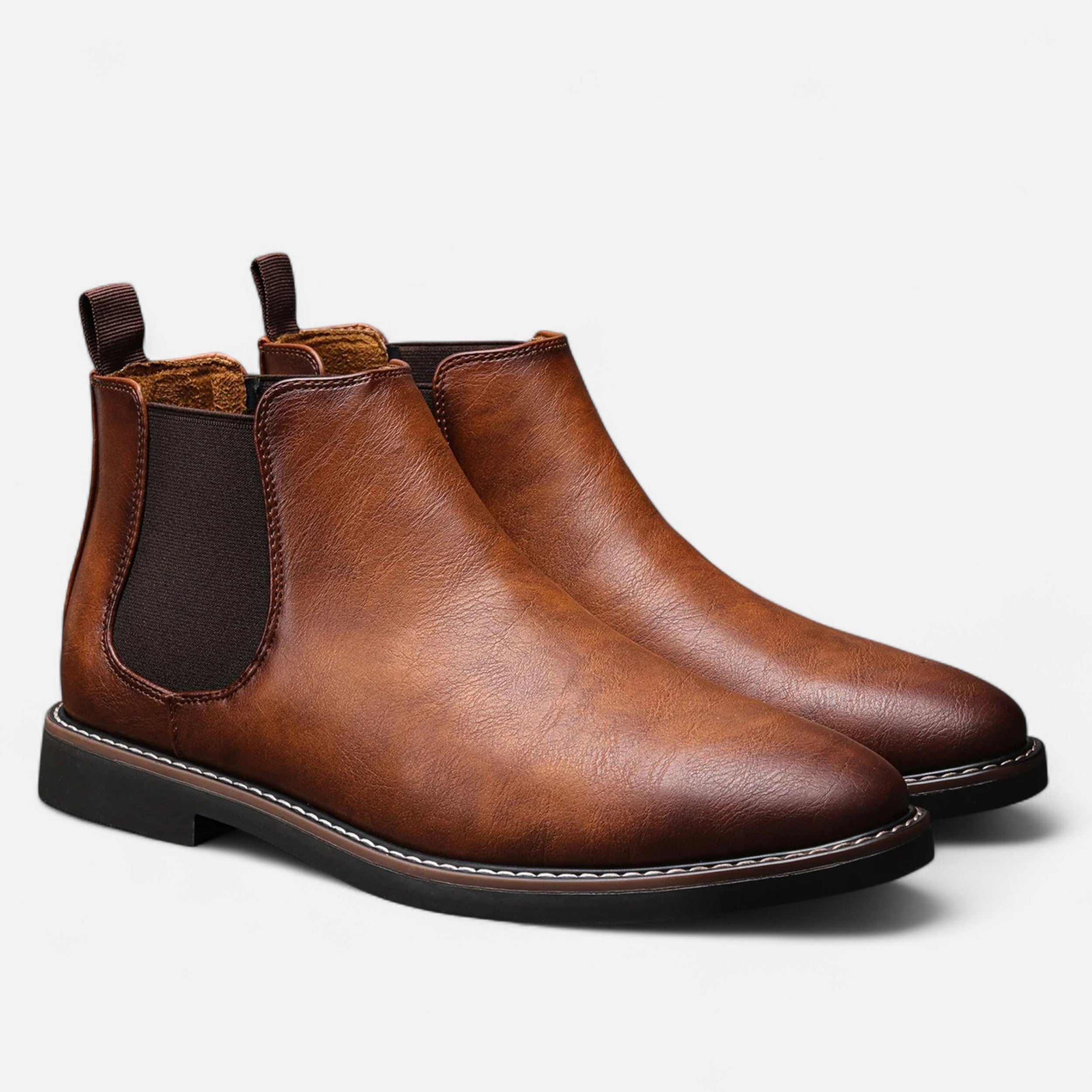 Amarendi | Bottes Chelsea Homme Rétro – Style Intemporel à Enfiler
