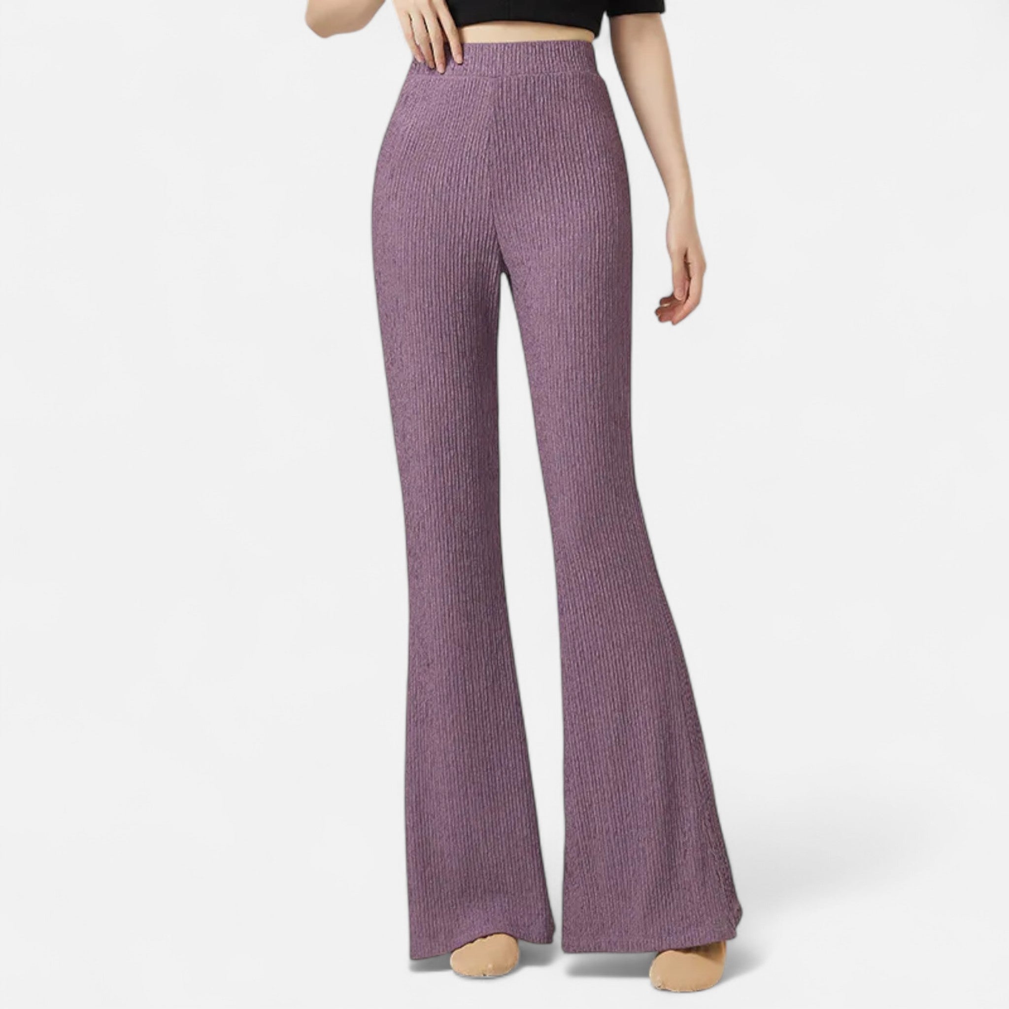 Amarendi | Pantalon Femme Plissé À Jambes Larges